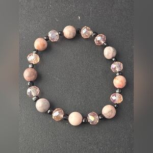 Pink Zebra Jasper Bracelet